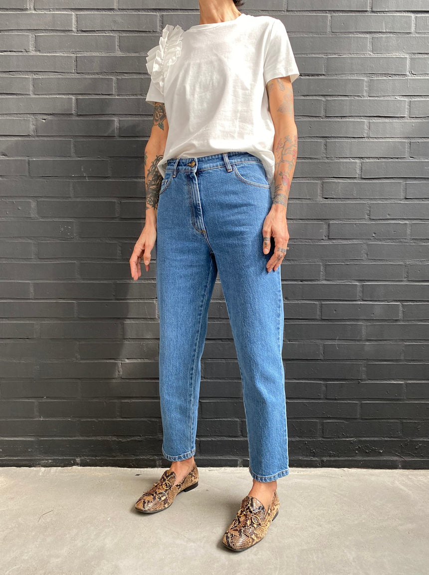 Jeans mom fit